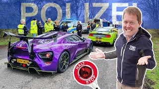 POLICE STOP! My Zenvo TSR-S in Trouble?