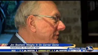 Jim Boeheim weighs in on Carrier Dome renovations