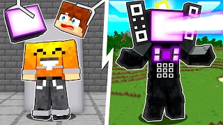 SmileSlow ZOSTAJE SUPER TV MAN PRZEZ 24 GODZINY w Minecraft!