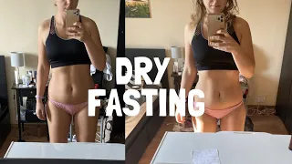 TRYING DRY FAST FOR THE FIRST TIME (NO WATER, NO FOOD)