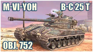 M-VI-Yoh, B-C 25 t & Object 752 • WoT Blitz Gameplay