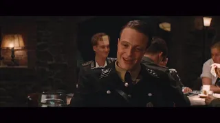 Inglorious Basterds (2009) - Bar Shootout scene with subtitles