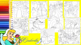 Disney Princess Cinderella Story in Pictures - Disney Coloring Book