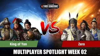 King of Yan vs Zero | Total War: Three Kingdoms Multiplayer Spotlight Week 02