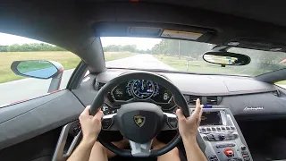 Lamborghini Aventador LP700-4 Pirelli Edition: Point of View Walkaround and Test Drive