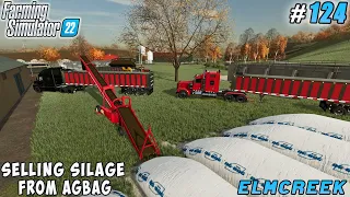 Cargo movement, selling silage by rail transport | Elmcreek | Farming simulator 22 | Timelapse #124