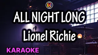 All Night long Karaoke   Lionel Richie