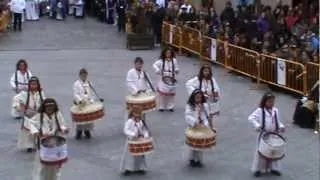 CONCURSO EJEA TAMBORES BOMBOS JESUS ATADO A LA COLUMNA EL PILON