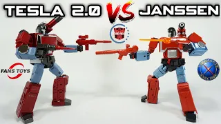 Comparison: FansToys FT-46 Tesla VS X-Transbots MX-27 Janssen (AKA Perceptor)