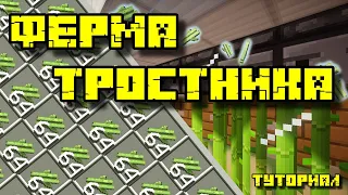 ФЕРМА ТРОСТНИКА В МАЙНКРАФТ 1.11 - 1.20.4