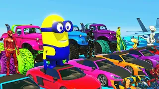 GTA V Epic New Stunt Race For Car Racing Challenge by Trevor and Shark #230