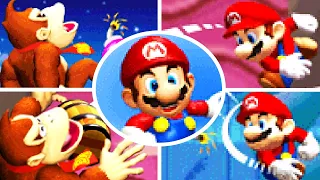 Mario vs. Donkey Kong - All Bosses & Cutscenes - No Damage