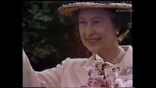 Rare Footage of Queen Elizabeth II visiting Canada 👑👑👑