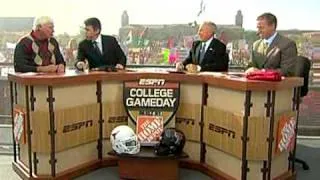 Coach Bobby Knight on ESPN Game Day