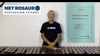 Ney Rosauro teaches how to play his MARIMBA CONCERTO N.1 (with Portuguese subtitles)