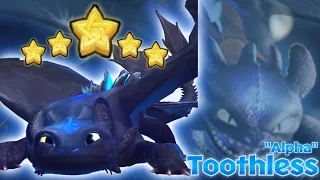 "Alpha" Toothless Trained/Upgraded to the Max 5-Stars | Dragons: Titan Uprising