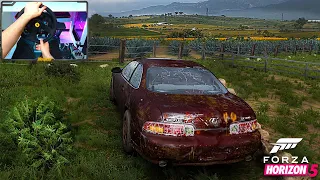 rebuilding abandoned a car forza horizon 5 lexus sc300 1997