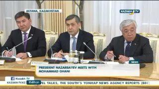 Н Назарбаев встретился с президентом Афганистана - Kazakh TV