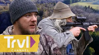 Proof of Wolves and DISTURBING Kill Site Found in Tygart Valley | Mountain Monsters | Travel Channel