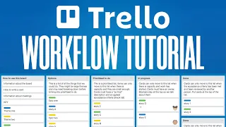 Trello Workflow Tutorial 2024 | How To Set Up A Workflow | Simple Tutorial With Examples (2024)