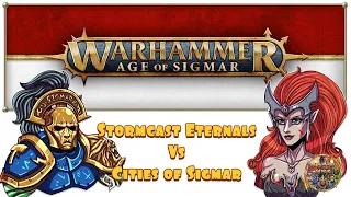 Age of Sigmar Battle Report: Cities of Sigmar vs Stormcast Eternals