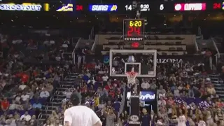 Man makes half-court shot to win thousands