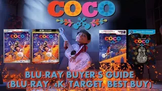 COCO - BLURAY UNBOXING (BLURAY, 4K, TARGET, BEST BUY) - BLURAY BUYERS GUIDE!