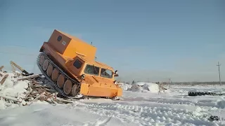 Быстрый и маневренный ГТ-СМ (ГАЗ-71) на гусеницах РМШ ресурсом 12 000 км.