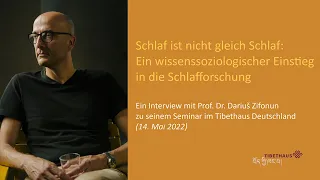 Schlaf ist nicht gleich Schlaf –Interview mit Prof. Dr. Dariuš Zifonun aus der Schlafforschung