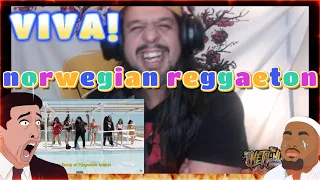 FIRST TIME REACTION - NANOWAR OF STEEL - Norwegian Reggaeton (feat. Charly Glamour & Gigatron) VIVA!