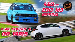 450hp E30 M3 ripping & we bought a GR Yaris - Cadwell Park trackday