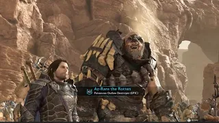 Middle-Earth Shadow of Mordor Destroying the orc castle