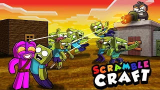 I Start a ZOMBIE APOCALYPSE in Minecraft! (Scramble Craft)