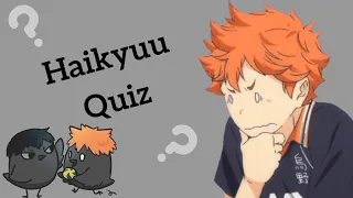 Haikyuu!! Quiz Easy-Hard //  How well do you know Haikyuu?