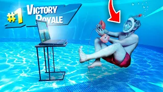 Faire TOP 1 sous L'EAU ! (oui entièrement)