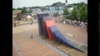 Largest Toppling Domino Stones World Record