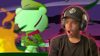 DID FLIPPY DIE? - "Hail To The King" - HAPPY TREE FRIENDS (AMNESIA 6) ANIMATION {Reaction}