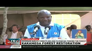 Governor Barasa commits KES. 50M to fencing the Kakamega forest