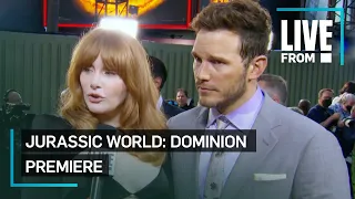 Chris Pratt Crashes Bryce Dallas Howard's Jurassic Interview | E! Red Carpet & Award Shows