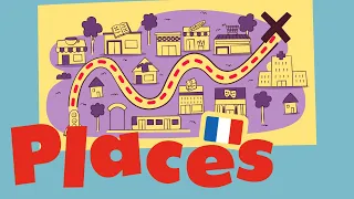 Places Around Town in French 🇫🇷 - Learn French