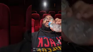 Choking while trying to watch the movie! #wakandaforever  #funny #hilarious #ctfu #blackpanther