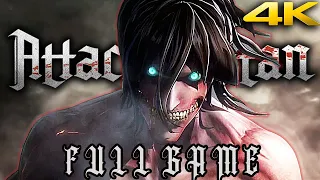 ATTACK ON TITAN 1 (PS5) FULL GAME | Gameplay Movie Walkthrough【4K60ᶠᵖˢ UHD】