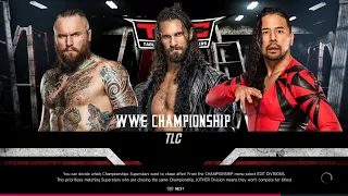 TLC WWE 2k20 - Aleister Black vs Seth Rollins vs Shinsuke Nakamura - WWE Championship