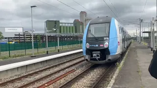 Transilien P SNCF - Départ d'une NAT à Marles en Brie avec @PassionDuRails94