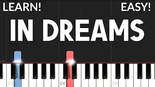 In Dreams - Lord Of The Rings (Main Theme) | EASY Piano Tutorial
