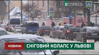 Сніговий колапс у Львові