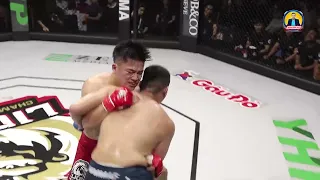 Cuộc đại chiến Dương Đức Tùng vs Lưu Nhân Nghĩa l Những cú đấm cực nặng MMA Lion Championship 2023