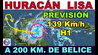 EL HURACÁN LISA Llegaría a Belice en 12 Horas