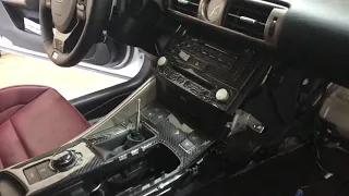 Lexus IS350 Center Console Removal Guide