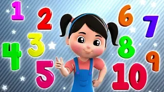 Numbers Song | Learn To Count | 1 - 10 | Kids Songs And Cartoons by Farmees